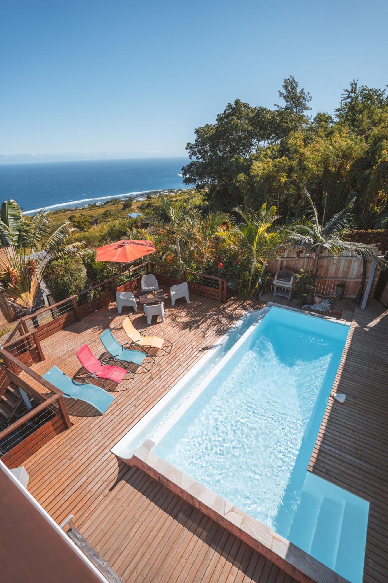 Villa Sunset St Leu, Avec Sa Vue Plongeante Sur La Mer Saint-Leu Eksteriør bilde