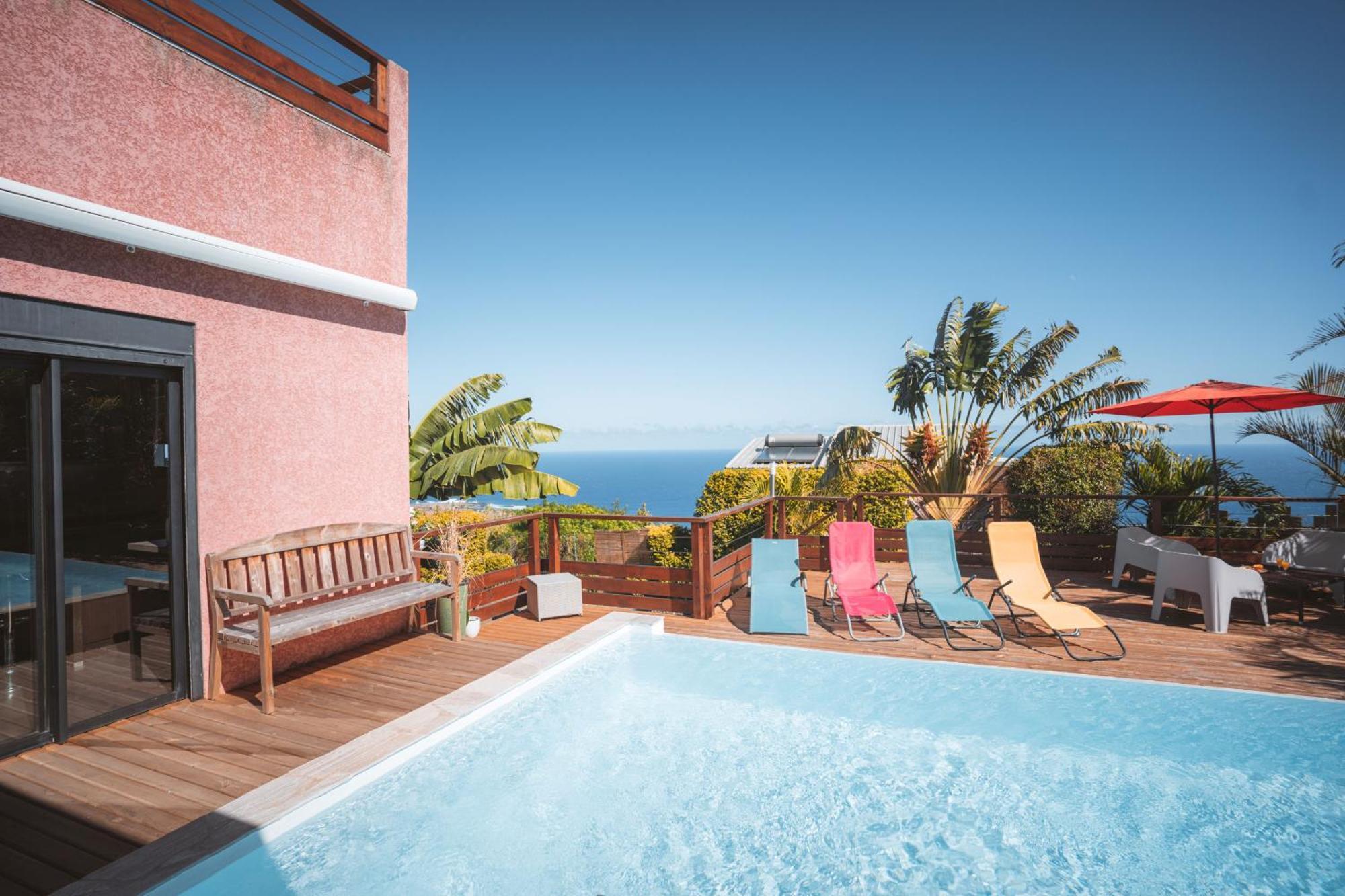 Villa Sunset St Leu, Avec Sa Vue Plongeante Sur La Mer Saint-Leu Eksteriør bilde